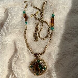 1928 Gold & Green Locket